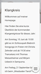 Mobile Screenshot of klangkreis.org